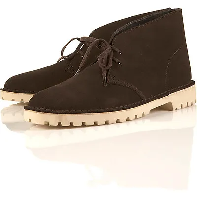 Clarks Originals Mens X DESERT TROOPER BROWN SUEDE UK 891011 F • $245.14