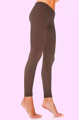 £3.99 • Buy 40 Denier Footless Tights S/M, M/L Black, Chocolate