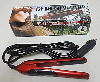 12V Hair Straightener STYLING CURLING IRONS TRAVEL Caravan Camping JAYCO PARTS • $29