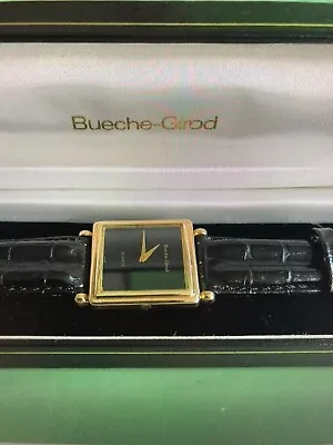 BUECHER GIROD  9ct Gold Watch • £775