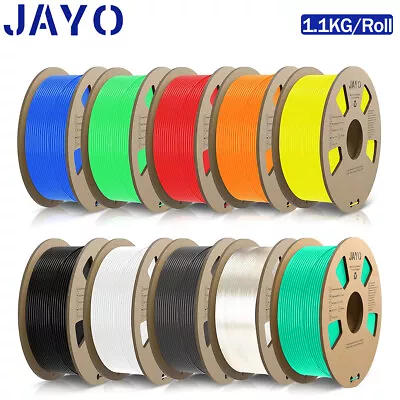 {BUY 10 PAY 6}JAYO PLA+ PLA Matte PETG SILK TPU 3D Printer Filament 1.75mm 1.1KG • $26.79