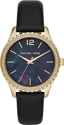 Michael Kors - Women's Layton Watch - Gold/Crystals - MK2911 - NIB -Retail P$200 • $139