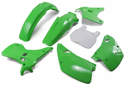 UFO Complete Green/White Plastic Body Kit For1993 KX125/KX250 (KAKIT194-999) • $154.06