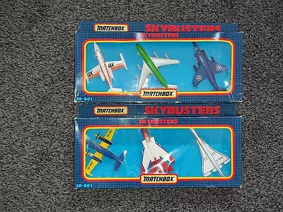 £24.99 • Buy Matchbox Skybusters SB-801 - 3 Plane Sets - 2 Different Sets Included