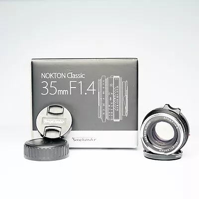VOIGTLANDER NOKTON Classic 35mm F1.4 II MC - IN BOXED USED • $465