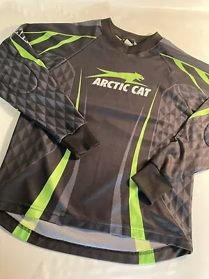 Arctic Cat  MOTOCROSS GEAR Boys Youth Riding Shirt Jersey Size L • $15.99