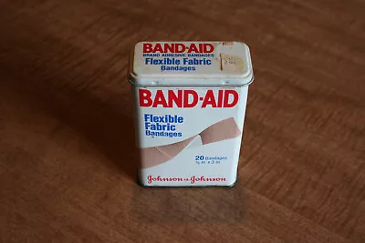 Vintage Band-Aid Flexible Fabric Empty Metal Tin Johnson & Johnson See Pix!! • $11.99