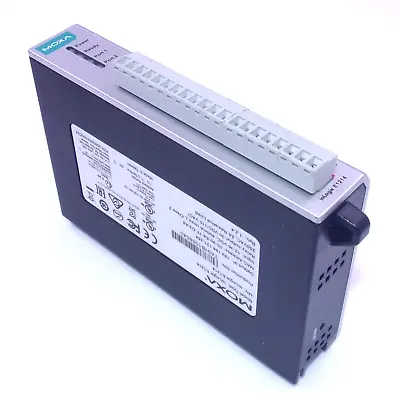 MOXA IoLogik E1200 Series 12-36VDC Remote Ethernet I/O Module E1214 • $169.99