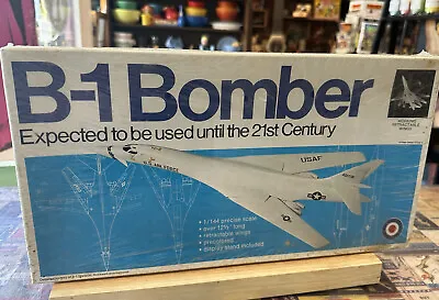 * ENTEX 1/144 Scale Rockwell B-1 Bomber Model Kit Over 12 1/2  Long • $19.99
