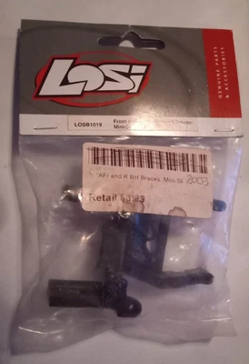 $15 • Buy Team Losi Front And Rear Bulkhead Braces Mini Slider Vintage Rc LOSB1019