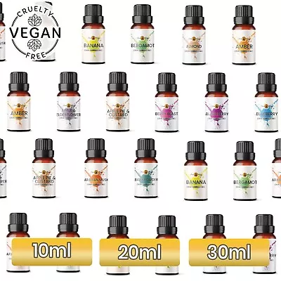 £1.99 • Buy Fragrance Oil 10ml 20ml 30ml | For Wax Melts Soap Candle Making Diffuser Burner