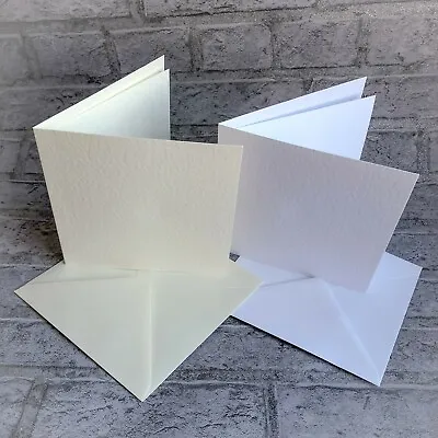 £1.99 • Buy 6 X6  Square Card Making Blanks Envelopes & Inserts For Wedding Christmas Craft