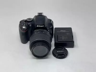 Nikon D5100 With AF-S Nikkor 18-55mm F/3.5-5.6 VR DSLR Camera DEFECTIVE A1B-G014 • $124.95