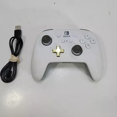 Power A Nintendo Switch Pro Controller Wireless White Mint • $27.96