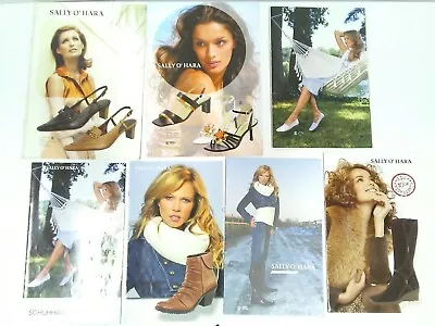 SALLY O' HARA Ladies Footwear Shoes Advertising Brochures Pamphlets Joblot Of 7  • £9