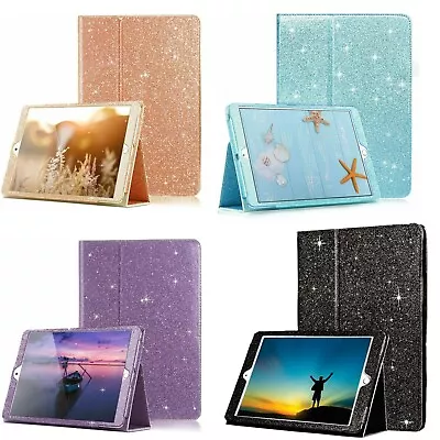 Glitter Flip Case Cove For Apple IPad Air 9.7 Ipad Air2 IPad 10.2 8th/7th (2020) • £7.25