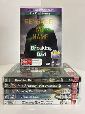 Breaking Bad TV Drama Series DVD Complete Series Seasons 1-6 MA15+ Region 4 • $34.90