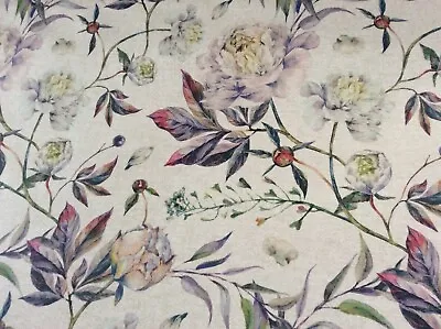 Oilcloth Fabric PVC Coated Morris Designs Jardin Floral Per Meter • £15.90
