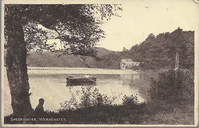 Warminster Wiltshire - Shearwater Lake - Postcard By Coates & Parker C.1920s • £2.75