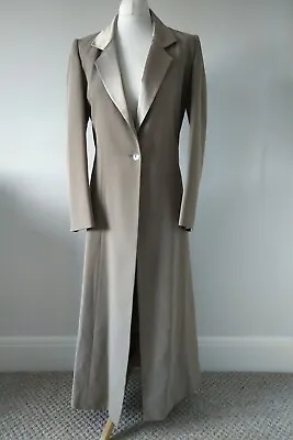£79 • Buy VTG RENATO NUCCI Silk 2 Piece Suit Trousers 40/Long Coat 38 See Measurements