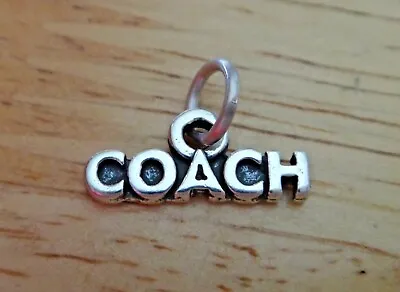 Sterling Silver 7x16mm Baseball Basketball Football Softball Says Coach Charm • $14.24