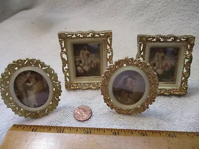 Vintage Doll House Miniature Art Framed Easel Back  4 • $12