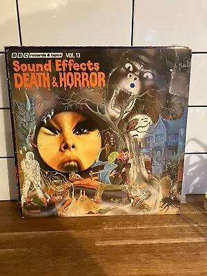 Mike Harding - Sound Effects No. 13 -  Death & Horror - 1977 UK Vinyl Record LP • £3.49