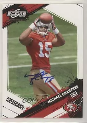 2009 Score Inscriptions Rookie Auto /199 Michael Crabtree #372 Rookie Auto RC • $17.73