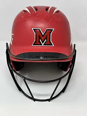 2013 Miami Ohio University RedHawks Game Worn Mizuno Baseball Batting Helmet • $45.95