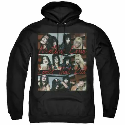 Motley Crue Looks That Kill Hoodie Sweatshirt Licensed Rock N Roll Music Black • $31.49