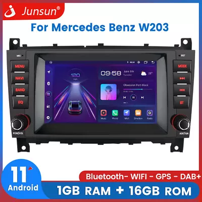 Android11 Car Stereo Radio For Mercedes Benz C/CLK Class C230 C320 GPS WIFI DAB+ • $139.99