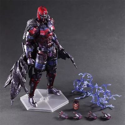 26cm Play Arts Marvel X-Men Magneto Erik Lensherr Action Figure Model Toys Gift • £74.16