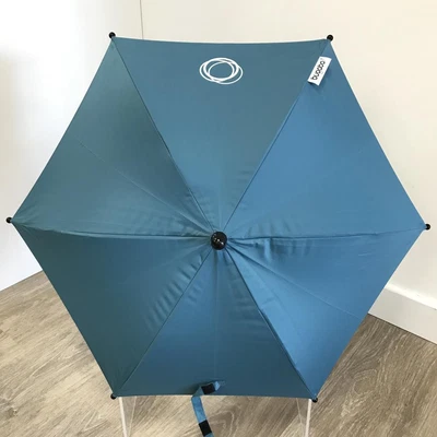 £29.95 • Buy Bugaboo Parasol Sun Shade With Clamps To Attach - Petrol Blue