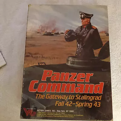 1984 Panzer Command Game  Victory Games Complete Unused Unpunched Pieces • $37.50