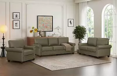 Modern Sectional Sofa Set 3 Piece Set Leather Couch Set For Living Room • $1204.78