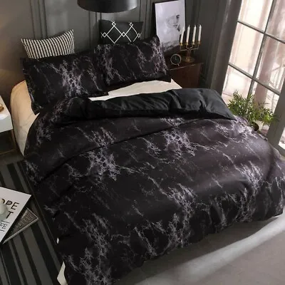 3 Piece Bedding Set Pillowcase Quilt Cover Soft Double/Full/Queen/King Size • £43.73