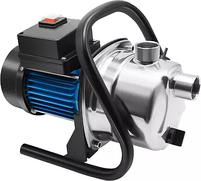 1250Gph 115V Stainless Steel Sprinker Booster PumpPortable Water Transfer Pump  • $197.98