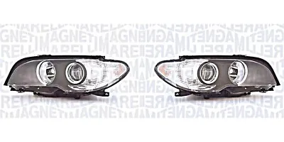 Headlight Pair For BMW E46 63126920582 63126920581 MAGNETI MARELLI • $546.93
