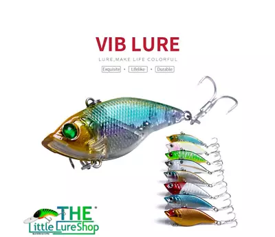 Vibe Fishing Lures Hard Body Full Swimming Layer 15g 5cm Vibe Fish Fishing Lure • $6.50