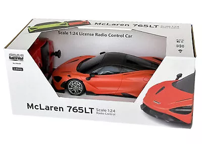 CMJ RC Cars McLaren 765LT Remote Control Sport Car-LED Headlight Scale 1:24 • £17.95