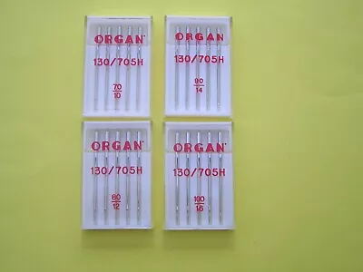 4 Packs Of Organ Mixed Sewing Machine Needles Fits Toyota/brother/singer/janome  • £5.49