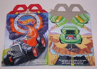 Vintage 1995 McDonald's Hot Wheels Happy Meal Box • $11.99