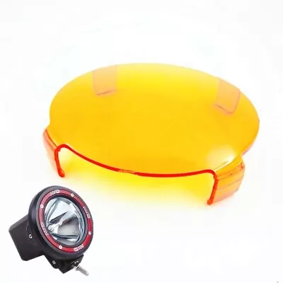 10  Amber Protector Cover For 9Inch HID Driving Light Off Road 4x4 4WD SUV ATV • $19.99