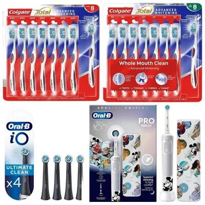 Oral-B IO Ultimate Clean / Pro Kids Toothbrush Colgate Total Advanced Whitening • £24.99