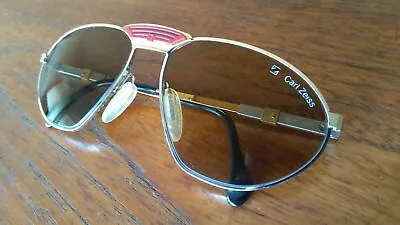 Vintage ZEISS COMPETITION Sunglasses 9927 4200 60-16 FR8 Mineral Zeiss Lenses • $274.34