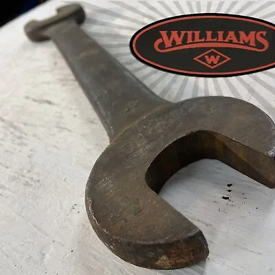 Williams Open Ended Double Ended 1 3/4 And 1 1/2 Heavy Duty Tractor Wrench • $44