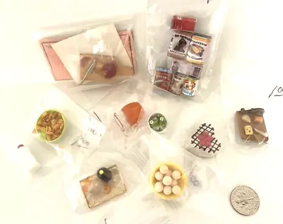 $10 • Buy Grab Bag Of  1:12  Scale Dollhouse Miniature  Foods  [6]