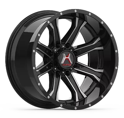 20 Inch Wheels Fits FORD EVEREST 20x9 HARTES METAL STRIKE Gloss Black ET 0 • $506