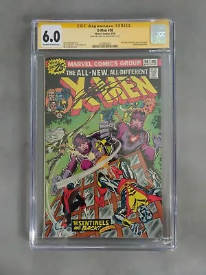 X-Men 98 CGC SS 6.0 Signed By Chris Claremont. Kirby & Lee Cameo Sentinels  • $250