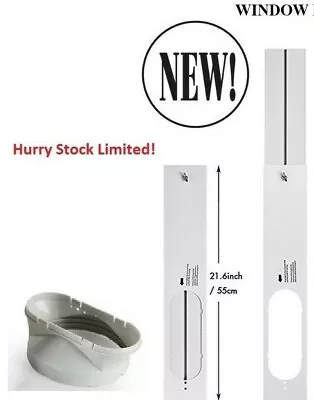 $21.99 • Buy Portable Air Conditioner  Gob + Window Slide Kit Plate 2 Pcs Set 13cm Diam